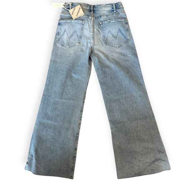 MOTHER The Hustler Roller Sneak High-Rise Wide-Leg Jeans - Picture 7 of 11